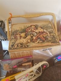 Sewing box and notions