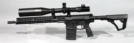 Daniel Defense DD5V1 Semi-Automatic Rifle, 762mm/308, SN# DD5006927, Millet Scope 6-25 x 56 MOA Adjustments