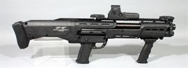 Standard MFG Co. DP-12 12ga. Pump, Double Barrel Shotgun, SN# DP02088, With EOTech Holographic Sight