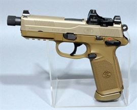 FNX-40 Tactical, 45 ACP Semi Automatic Pistol, SN# FX3U058834 With A Burris Site
