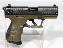 Walther P22, 22LR Semi Automatic Pistol SN# Z052517 With Hard Case