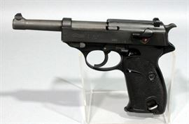 Walther P1, 9mm Semi Automatic Pistol, SN# 164128