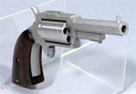 North American Arms Model NAA-1860 Sheriff 250 .22 Magnum 6-Shot Revolver, Pocket Pistol, SN# SH2801, In Original Box With Gun Safe And Paperwork