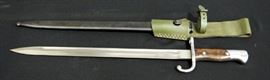 Modelo Argentino 1909 Mauser Sword Bayonet SN# E9570 With Scabbard