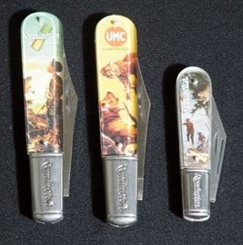 Remington Vintage Series Always Accurate Pocket Knives, Qty 3, In Original Boxes