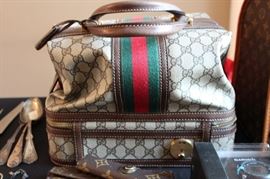 1980 Gucci Accessory Collection carry on luggage (excellent condition!)