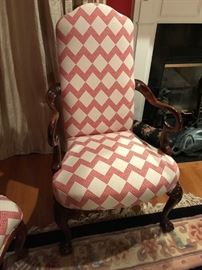 Wood / Upholstered Chair $ 110.00