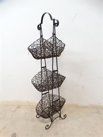 3 Tier Basket Rack