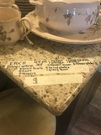 Epoch 44 pc dinnerware set with accessory pieces