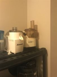 hallway - lots of kitchen small appliances & miscellaneous items