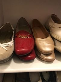 Master BR closet - sizes range XL-2X; shoes are sizes 9-10