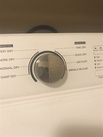 Samsung dryer control settings