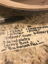 Epoch dinnerware description and types of dishes