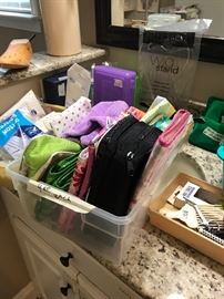 Master Bathroom - cosmetic cases