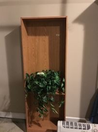 Garage - cabinet and greenery