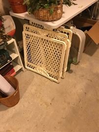 Dog gates in Garage