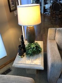 Marble Side Table From Elan