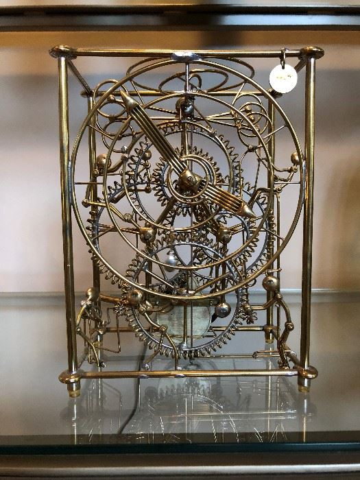 6 Man Kinetico Studios Handmade Clock by Gordon Bradt