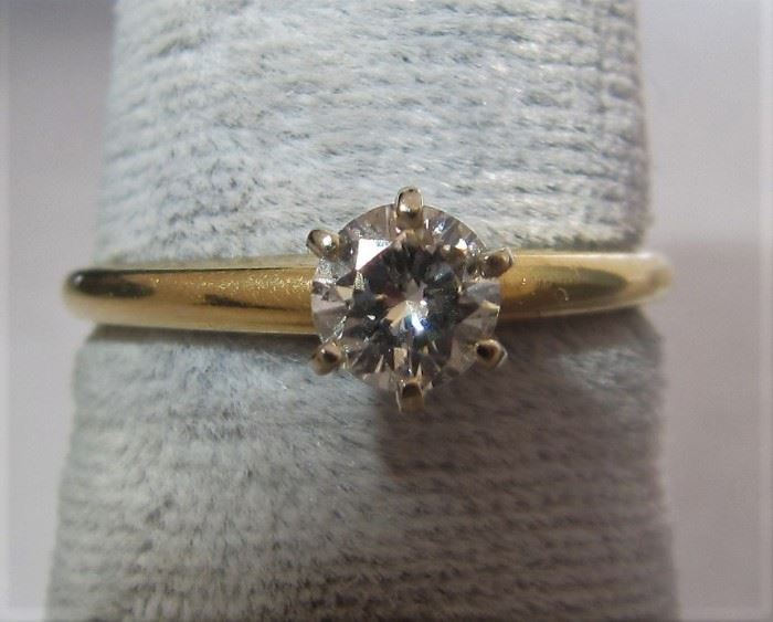 appraised 14k and diamond ring is 1/2 off 