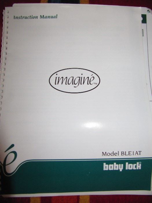 Baby Lock Imagine model BLE1At