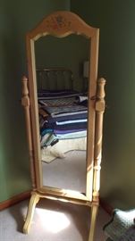 Mirror and matching dresser