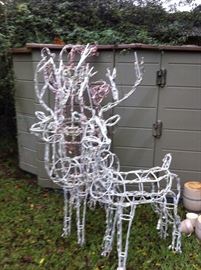Christmas lawn deer