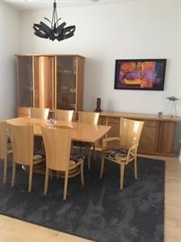 Italian Excelsior Design dining room furniture.