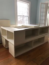 These are pottery barn twin platform beds. GREAT for kids and great for kids room or guest room.