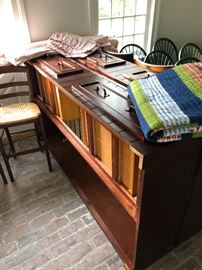 Two Wooden  platform twin beds w drawers.  These are great.  $450