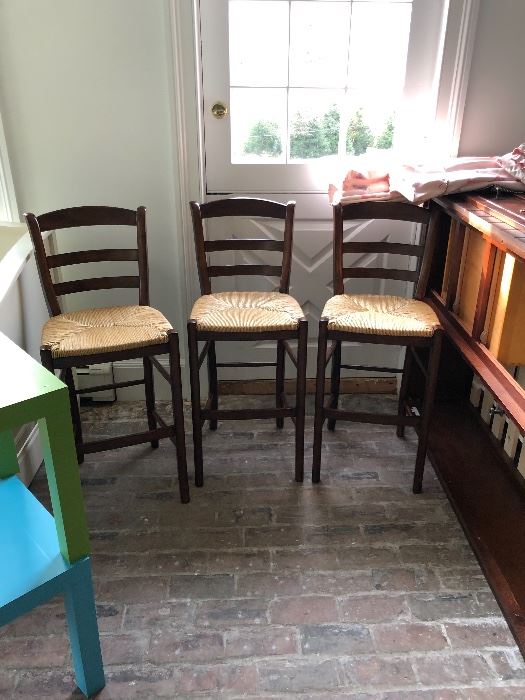 Three counter stools.  $75 each 