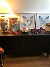 Sorry so dark.  I love this piece.  Tv stand or side table.  It’s pretty.  $295