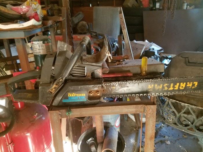 2 chraftsman chainsaws