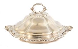 Storr & Mortimer Silver Covered Serving Piece