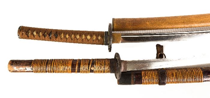 Two Japanese Samurai Swords