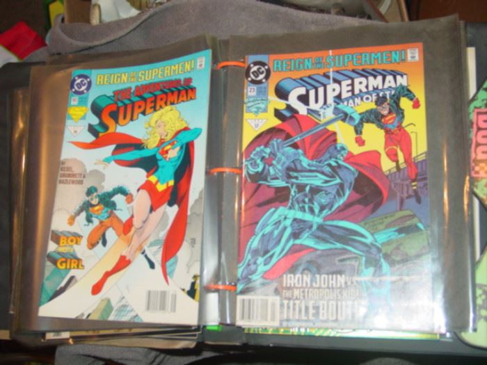 Album of Modern Superman Comic Books