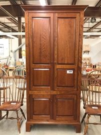 Custom panel door cabinet 90.5"h x 40"w case x 17.3/4d