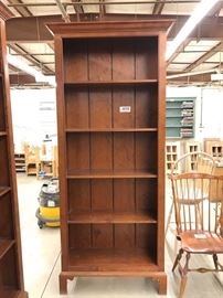 Custom 5-shelf bookcase 90"h x 36"w case x 13.5"d