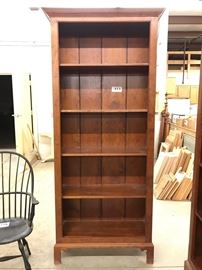 Custom 5-shelf bookcase 90"h x 36"w case x 13.5"d