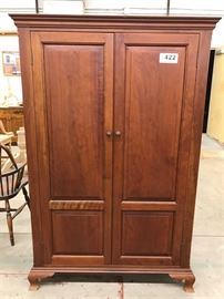 Custom 2-door bookcase 68"h x 42"w case x 15.25"d