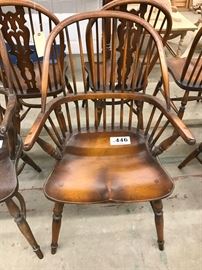 English style sack-back Windsor arm chair