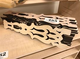 English-style Windsor splats in maple