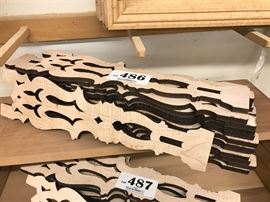 English-style Windsor splats in tiger maple