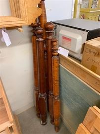 Assorted bed post samples