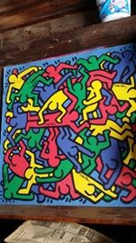 Keith Haring 1986 Untitled. Hardboard. Printed in Germany