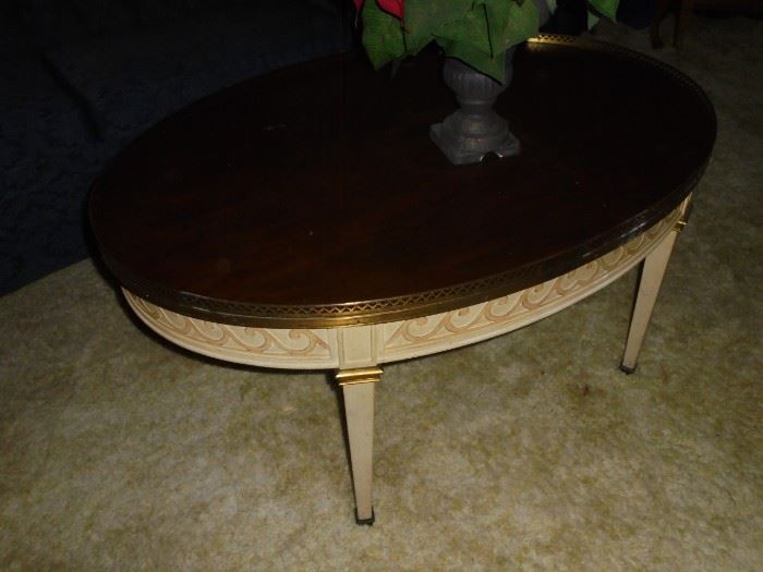 French providential coffee table