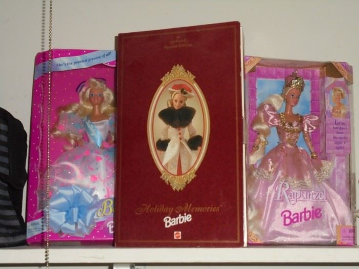 3 NIB Barbie dolls