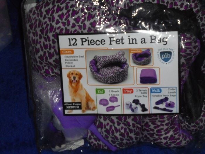 NIB 12 piece pet in a bag 