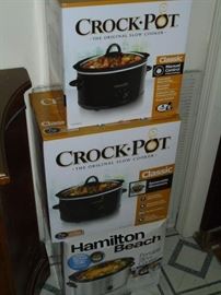 3 NIB never opened crock pot slow cookers