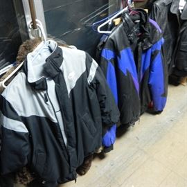 Coats, leather jackets, and more.   