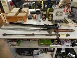 Variety of swords. 